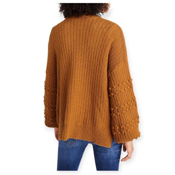 Madewell l/s Bobble Cardigan Sweater In Antique Gold size M as seen on TV - Picture 5 of 15